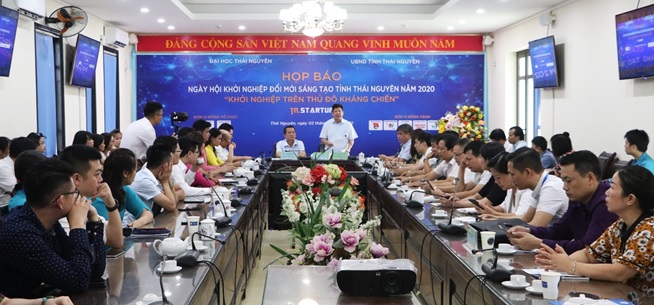 Họp báo Ngày hội khởi nghiệp đổi mới sáng tạo tỉnh Thái Nguyên năm 2020