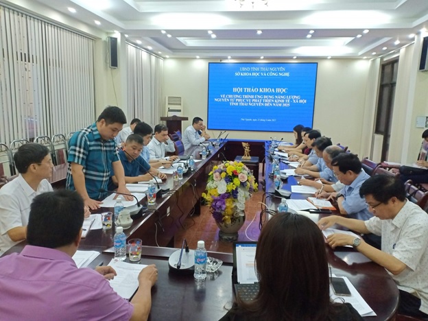 Hội Thảo ứng dụng năng lượng nguyên tử phục vụ phát triển kinh tế - xã hội tỉnh Thái Nguyên giai đoạn 2021 - 2025
