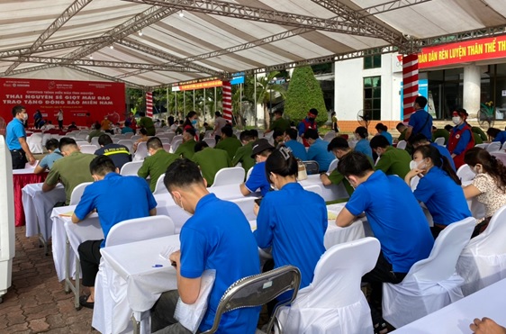 Sở Khoa học và Công nghệ tham gia hoạt động hiến máu tỉnh Thái Nguyên đợt II năm 2021