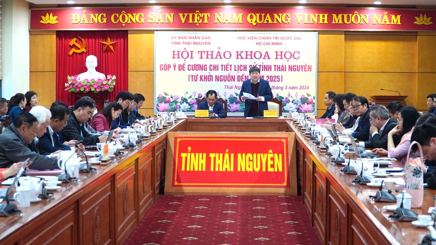Hội thảo khoa học góp ý đề cương “Lịch sử tỉnh Thái Nguyên” -0