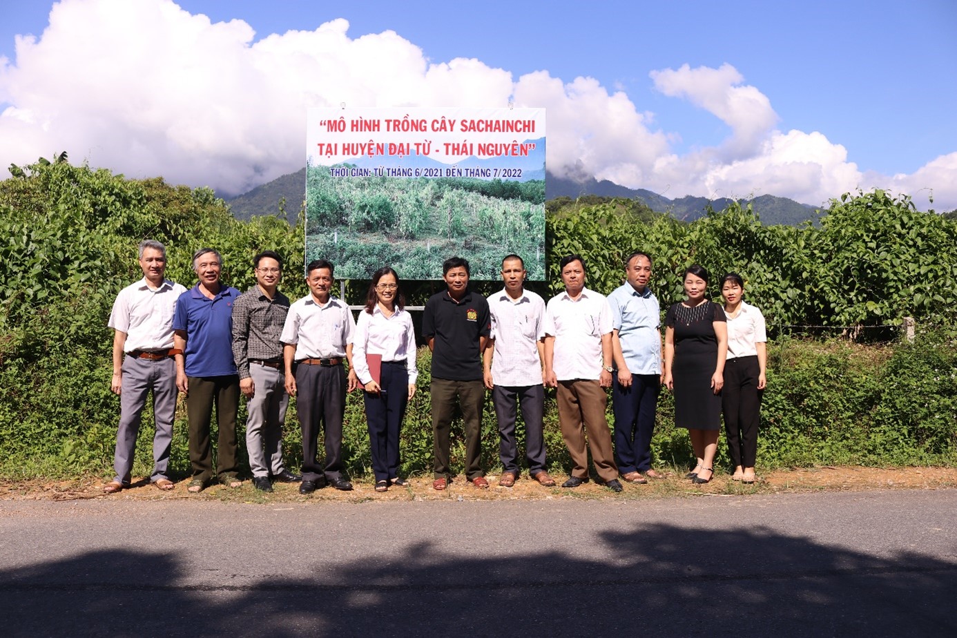 Hội thảo đánh giá mô hình trồng cây Sachainchi tại huyện Đại Từ