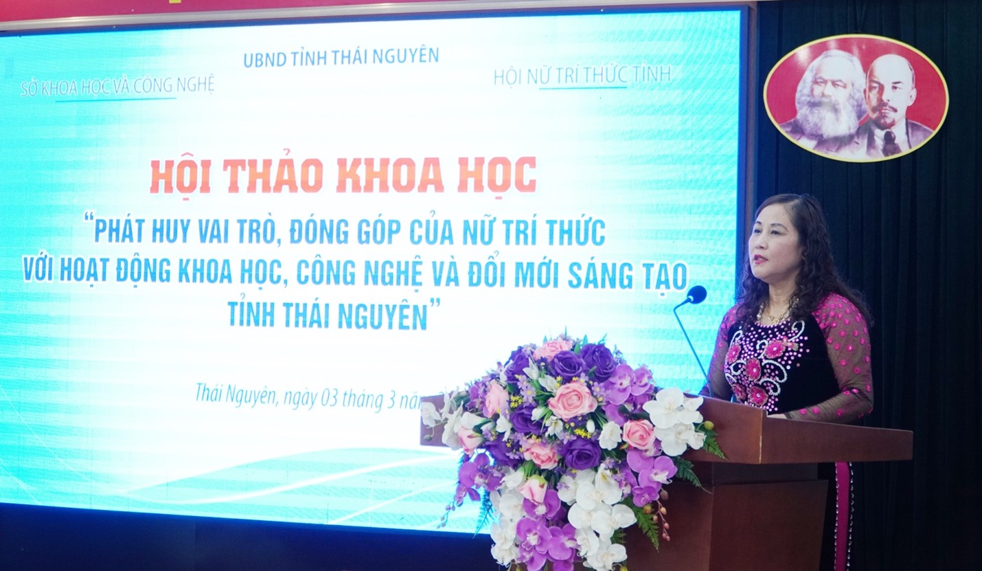 Phát huy vai trò, đóng góp của nữ trí thức với hoạt động khoa học, công nghệ và đổi mới sáng tạo tỉnh Thái Nguyên -0