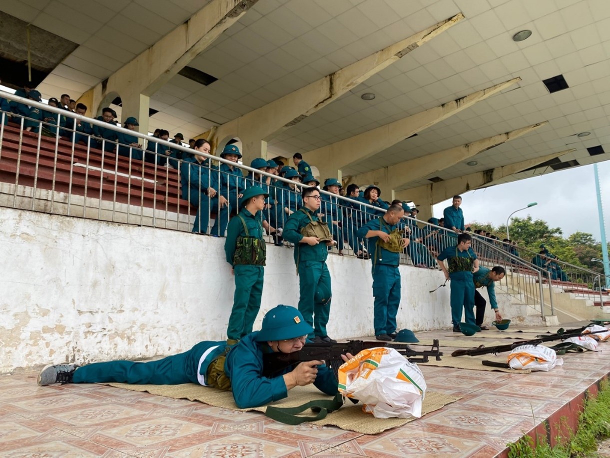 Sở Khoa học và Công nghệ tỉnh Thái Nguyên  thực hiện đảm bảo các nội dung huấn luyện tự vệ năm 2023 -2