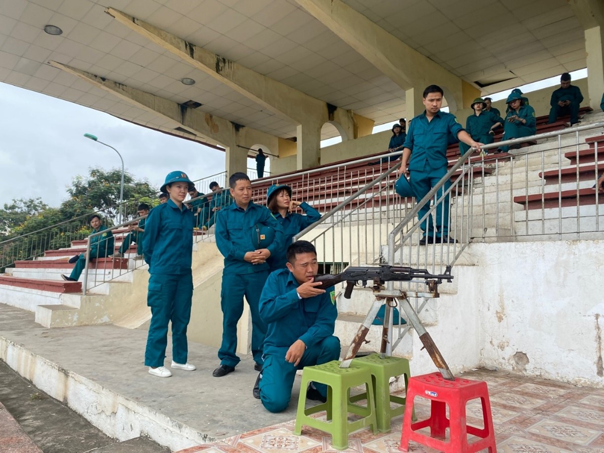 Sở Khoa học và Công nghệ tỉnh Thái Nguyên  thực hiện đảm bảo các nội dung huấn luyện tự vệ năm 2023 -3