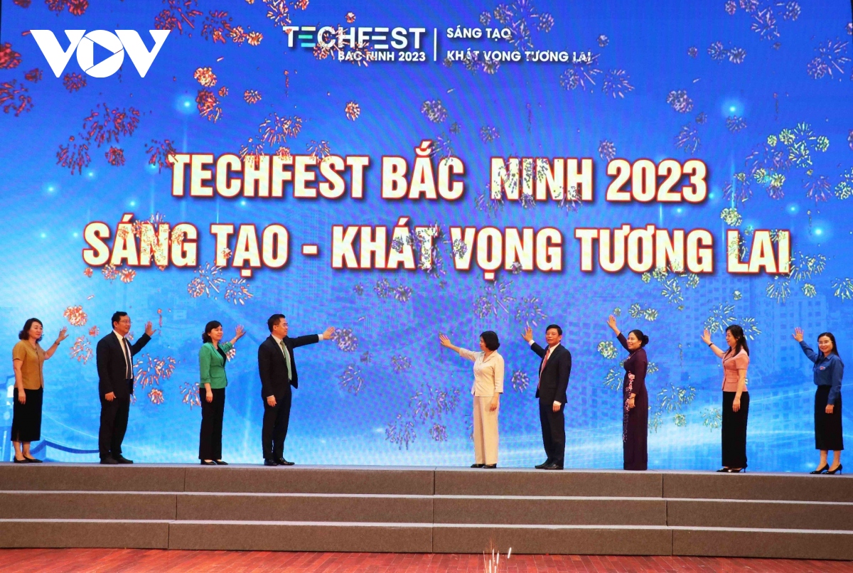 Thái Nguyên tham dự Khai mạc Ngày hội khởi nghiệp đổi mới sáng tạo tỉnh Bắc Ninh năm 2023