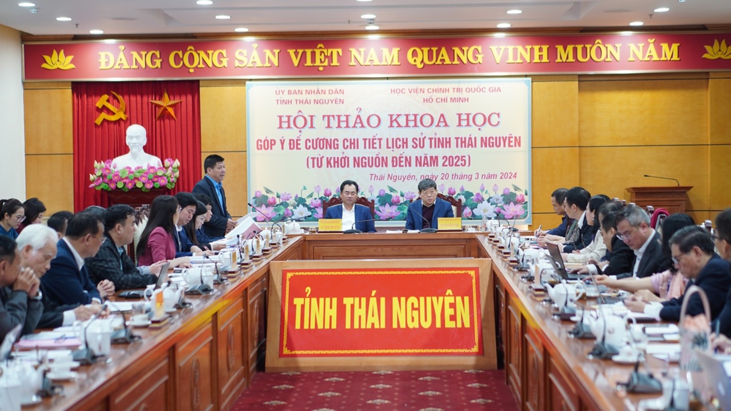 Hội thảo khoa học góp ý đề cương “Lịch sử tỉnh Thái Nguyên”