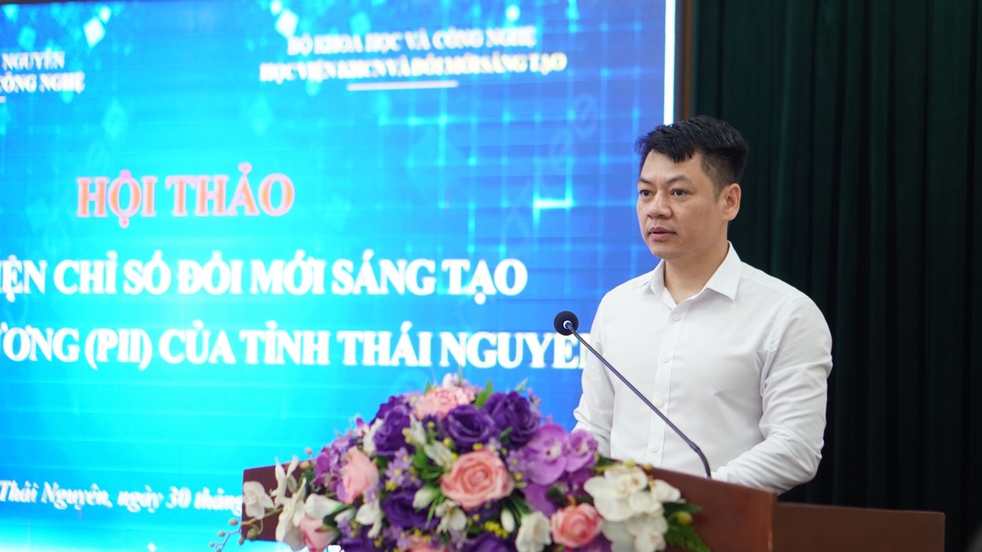 Hội thảo “Cải thiện chỉ số đổi mới sáng tạo cấp địa phương (PII) năm 2024 của tỉnh Thái Nguyên” -0