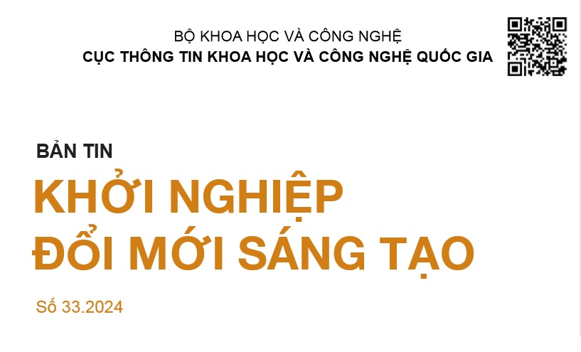 Bản tin Khởi nghiệp đổi mới sáng tạo số 33.2024